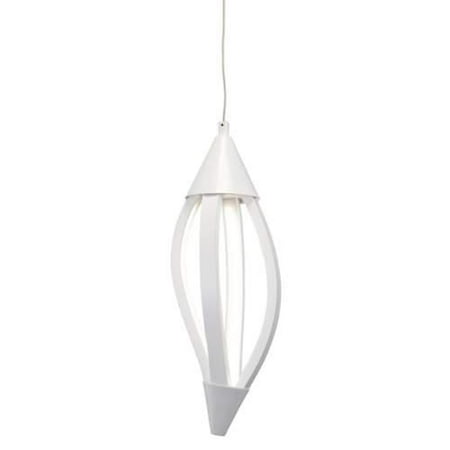 

Elan Lighting Meridian - 13.75 4.32W 72 LED Mini Pendant White Finish with Etched Acrylic Glass