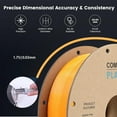 thumbnail image 7 of Comgrow PLA 3D Printer Filament, 3D Printer PLA Filament 1.75mm, Dimensional Accuracy +/- 0.02 mm, 1KG Spool PLA Orange, 7 of 7