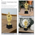 thumbnail image 3 of FESTFENDS 2Ud Trophies De Plástico Dorado Para Premiar En Competencias Y Eventos Deportivos, 3 of 8