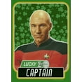 thumbnail image 2 of Men's Star Trek: The Next Generation St. Patrick's Day Lucky Captain Picard  Sweatshirt Kelly Green X Large, 2 of 4