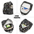 thumbnail image 5 of ALAZA Cat Doodle Womens Travel Laptop Backpack Large Daypack Ladies Shoulder Bags S, 5 of 7