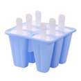 thumbnail image 1 of Grade 6-Cavity Silicone Set with Sticks for Homemade Ice and Desserts, 1 of 4