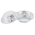 thumbnail image 5 of 100Pcs Aluminum Foil Flan Pan Disposable Pot Pie Bake Plate Tin, 5 of 7