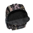 thumbnail image 6 of FORMRS School Backpack with Front Zippered Pocket 12" Student Travel Daypack, Dark Flowers Pattern, 6 of 6