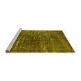 thumbnail image 2 of Ahgly Company Machine Washable Indoor Rectangle Oriental Yellow Industrial Area Rugs, 5' x 7', 2 of 4