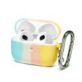 thumbnail image 2 of Cover for AirPods 3 Case with Carabiner Keychain for Women Girls Men Boys Protective Covers Skin Rainbow Color, 2 of 5