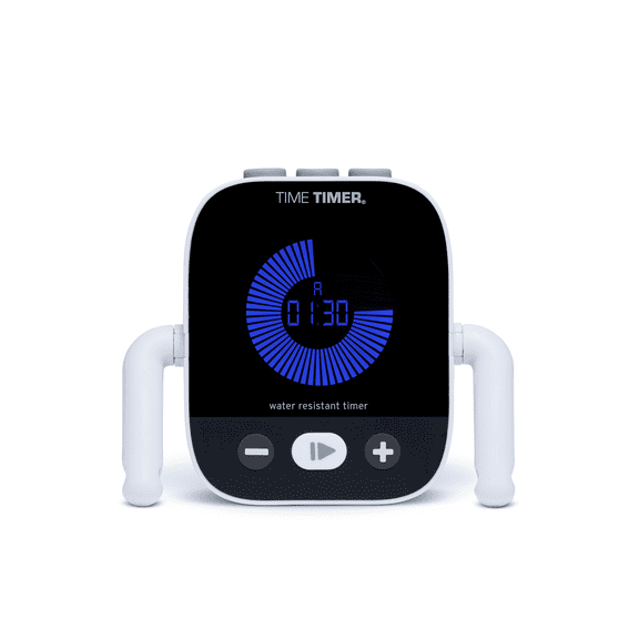 Time Timer Element Water Resistant Visual Timer for Kids – Shower or Bathroom – Rechargeable & Portable