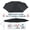 BLACK, variant on ALUVIERA Replacement Umbrella Canopy for 10ft 8 ribs Cantilever Hanging Umbrella (Canopy Only)
