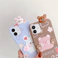 thumbnail image 3 of Carcasa Para Huawei Nova 7 8 8i 9 10 SE Pro Cute Bear Orejas De Conejo Funda Suave Para Teléfono, 3 of 4