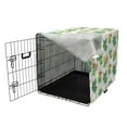 thumbnail image 3 of Autumn Dog Crate Cover, Natural Colorful Season Maple Leafs Hand-Drawn on a Plain Background, Easy to Use Pet Kennel Cover Small Dogs Puppies Kittens, 7 Sizes, Fern Green and Cinnamon, by Ambesonne, 3 of 6