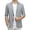 Gray, variant on Men's Waffle Knit Blazer Jacket Lapel Collar Ice Silk Sun Protection Stretch Slim Fit Polyester Solid Color Lightweight Casual Business Travel Suit Sport Coat Light Jacket