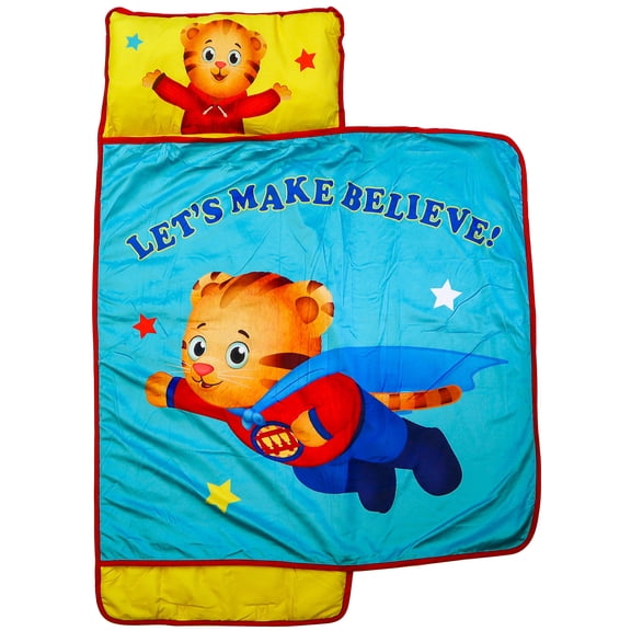 Daniel Tiger Make Believe Blue Kids Nap Mat, 100% Microfiber