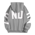 thumbnail image 7 of MDUKONU Hoodies for Girls Kids Boys Cute Sweatshirt Oversized Long Sleeve Pullover Tops Trendy Preppy Clothes Size: 4-5 Years Grey, 7 of 7