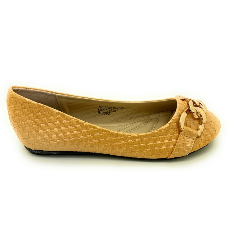 Gold Chain Ballerina Flats Walmart