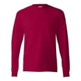 thumbnail image 1 of Camiseta de manga larga Hanes ComfortSoft para hombre color rojo pequeña, 1 of 1