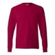thumbnail image 1 of Camiseta de manga larga Hanes ComfortSoft para hombre color rojo pequeña, 1 of 1