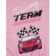 thumbnail image 4 of Barbie Racing Zip Up Coverall Toddler to Big Kid, 4 of 4