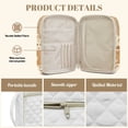 thumbnail image 3 of FOR U DESIGNS Cross Geometric Pattern Bible Cover Case Quilted Bible Carrying Case Washable Bible Organizer Cases Carrying Organizer Bag for Bible Study/Daily Use,, 3 of 7