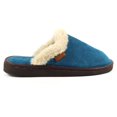 thumbnail image 2 of Lazy Dogz Womens Otto Faux Fur Trim Suede Slippers, 2 of 7