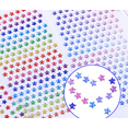 thumbnail image 5 of Sticker Earrings 3D Gems Sticker Girls Sticker Earrings Self-Adhesive Glitter Craft Crystal Stickers, 5 of 5