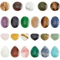 thumbnail image 7 of 23pcs Dyded Gemstones Cabochons Pendants Beads for Necklace Jewelry Making Mixed Shape, 7 of 7