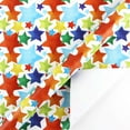 thumbnail image 2 of hengsof Christmas Wrapping paper-Red and White Paper with a metallic foil shine-Christmas Elements Collection-50x70cm, 2 of 6