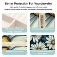 thumbnail image 3 of Daisy Travel Portable Jewelry Organizer Box with Earring Holder, Bracelet Holder, and Necklace Organizer for Girls and Women, 3 of 6