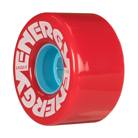 - Riedell Skates Radar Energy 57mm Outdoor Skate Wheels (RED, Set of 4)