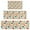 LightColor Ethnic Style, variant on LightColor Origami Dinosaurs Pattern Kitchen Rugs Sets Of 3,Kitchen Runner Rugs Non Skid Washable,Decorative Kitchen Floor Mats for Kitchen,Sink,Laundry,17"x30"+ 17"x47" + 17"x59"