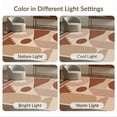 thumbnail image 7 of ODIKA 8'x10' Washable Area Rug Non-Slip Chair-Friendly Mat Beige Terracotta Geometric Artistry Abstract Shapes with Modern Lines for Dining Room, Large Office, Lounge, 7 of 7