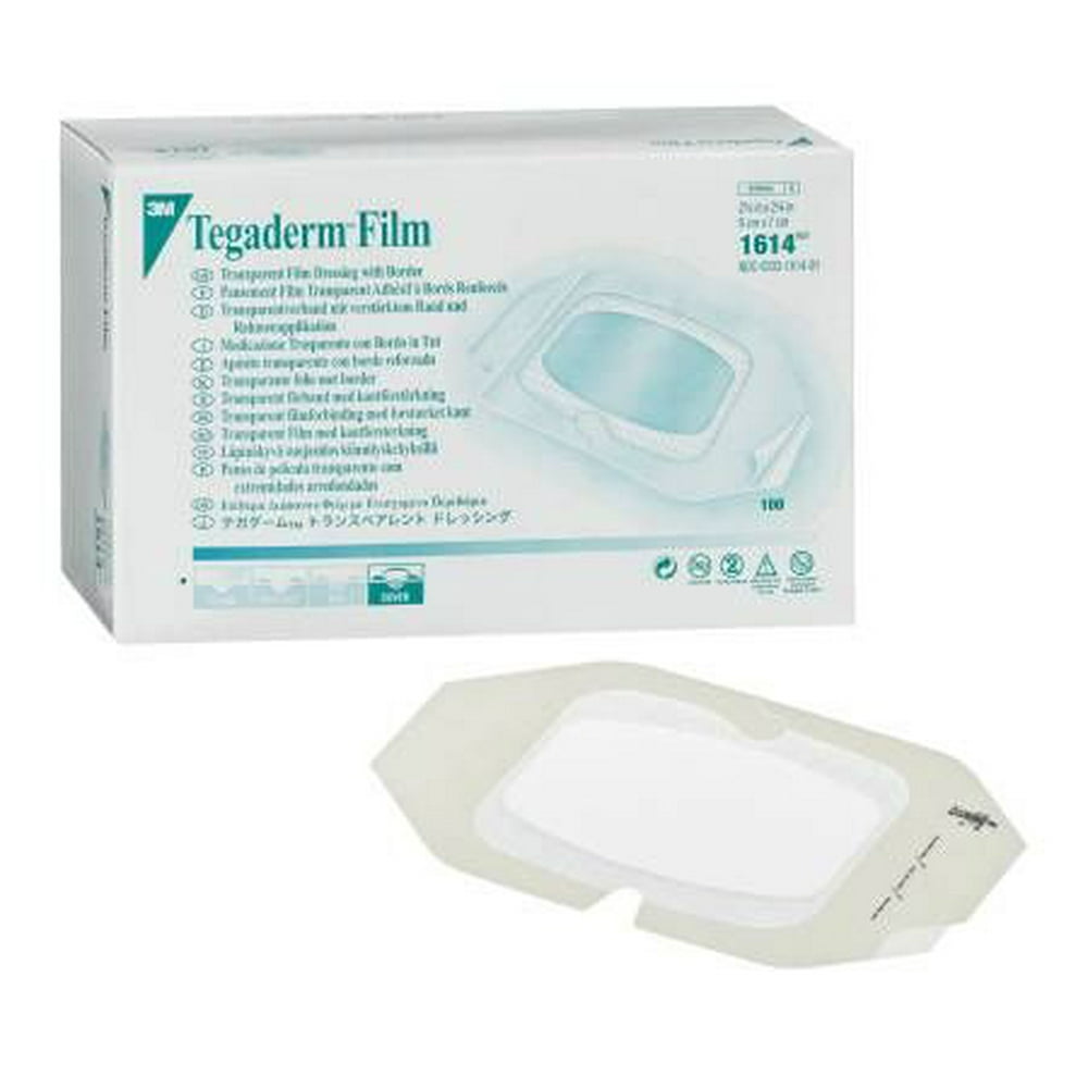 Tegaderm Transparent Film Dressing ''4 x 4.75 Inch, 10 Pack''
