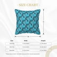 thumbnail image 4 of Bingfone Decorative Pillow Covers 16"x16" Seahorse Couch Pillow Cases Modern Farmhouse Covers for Couch Sofa Bed, 4 of 9