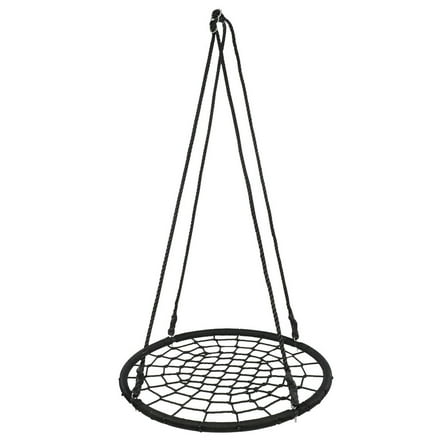 ZOPan 40" Spider Web Tree Net Swing For Playground Backyard 600LBs Capacity 71" Rope, Material- PE   metal
