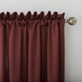 thumbnail image 2 of Sun Zero Kylee Energy Efficient Room Darkening Rod Pocket Curtain Panel, 54" x 108", Wine, 2 of 5