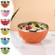 thumbnail image 1 of Cuenco aislante de doble capa - 304 Steel Stainless Steel Soup & Rice Bowl con capa exterior de PP colorida, 6,38x6,38x3,35 pulgadas, paquete de 1, 1 of 6