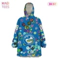 thumbnail image 4 of Parramatta Eels Special Logo Design Oodie Flanket Blanket Hoodie Snuggie, 4 of 9