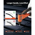 thumbnail image 4 of VEVOR Pop Rivet Gun Kit, with 200 Blind Rivets, Heavy Duty Single Hand Riveter with 4 Interchangeable Nosepieces, 4 Drill Bits, and a Carrying Case, Manual Riveting Tool for Metal, Automotive, Home, 4 of 9
