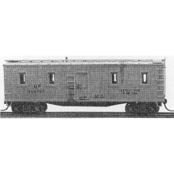 Tichy 2703 N Crew Car Converted Double Sheathed Boxcar Kit