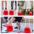 thumbnail image 3 of OUNONA 6 Pcs Échasses d'Équilibre pour Enfants Rouges pour Usage Extérieur avec Forme de Tasse et Cordons de Main, 3 of 7