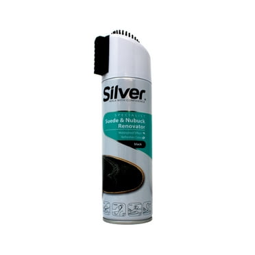 Silver Suede and Nubuck Color Dye Spray - Waterproof, Restores Faded Colors, 8.45oz