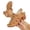 Light Brown, variant on Women's Vintage Lace Up Gladiator Sandals, Open Toe Chunky High Heels with Laser Cut Straps, Comfortable Platform Sole with Stitching Detail, Adjustable Ankle Strap for Summer Party