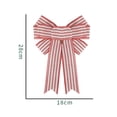 thumbnail image 3 of maxiaoxia 1PC Christmas Bow for Christmas Tree Garland, Rustic Bows Christmas Ornaments, Christmas Tree Bows Wreath Decorative, for Wedding Holiday Birthday Party Decoration, 3 of 7