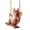 typeC, variant on Hanging Swing Animal Statue, Resin /Squirrel Garden Figurine, Outdoor Tree Hanging Ornament for Yard, Patio, Balcony, Cute Animal Sculpture Home Decor
