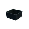 thumbnail image 2 of Transolid ZTSB2218-9T Zero 22in x 18in silQ Granite Integral/Dual Mount Single Bowl Kitchen Sink with 0 Holes in Total Black, 2 of 4