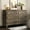 Grey, variant on IdealHouse 6 Drawer Wide Wooden Dresser, Sturdy Storage Organizer with Metal Handles & Anti-Tip Design, for Bedroom Hallway Entryway Home Office, Black