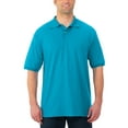 thumbnail image 1 of Jerzees Men's Spotshield Short Sleeve Polo Shirt, 1 of 3