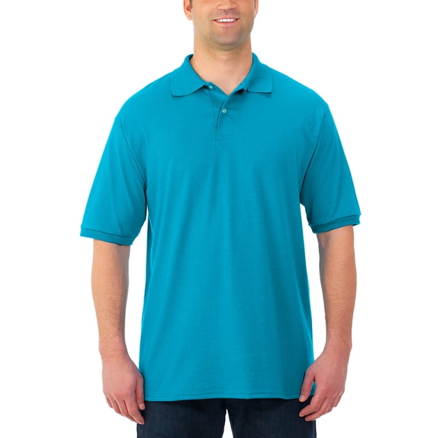Jerzees Men's Spotshield Short Sleeve Polo Shirt