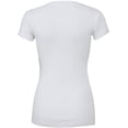 thumbnail image 2 of Bella Canvis- Camiseta de manga corta con cuello redondo para chica/ mujer (Blanco), 2 of 3