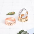 thumbnail image 2 of Anillo Bts Oficial Mismo Estilo Linda Joyería De Dos Colores Masculino Mujer Estudiante Pareja, 2 of 4