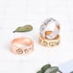 thumbnail image 2 of Anillo Bts Oficial Mismo Estilo Linda Joyería De Dos Colores Masculino Mujer Estudiante Pareja, 2 of 4